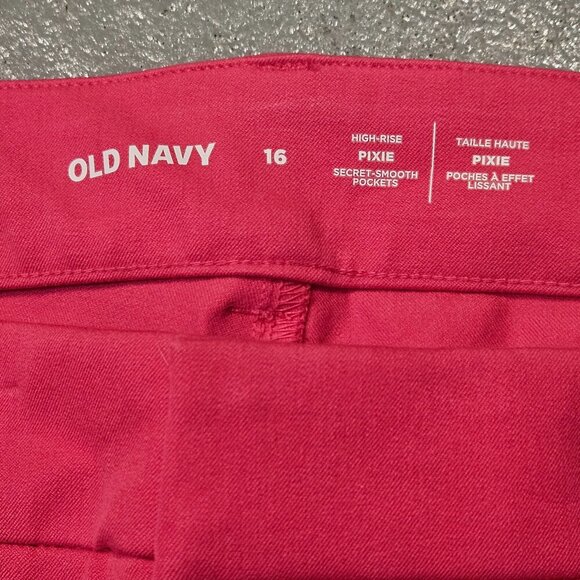 Old Navy High-Waisted Pixie Trouser Shorts, 5 inch sz16 - Picture 6 of 8